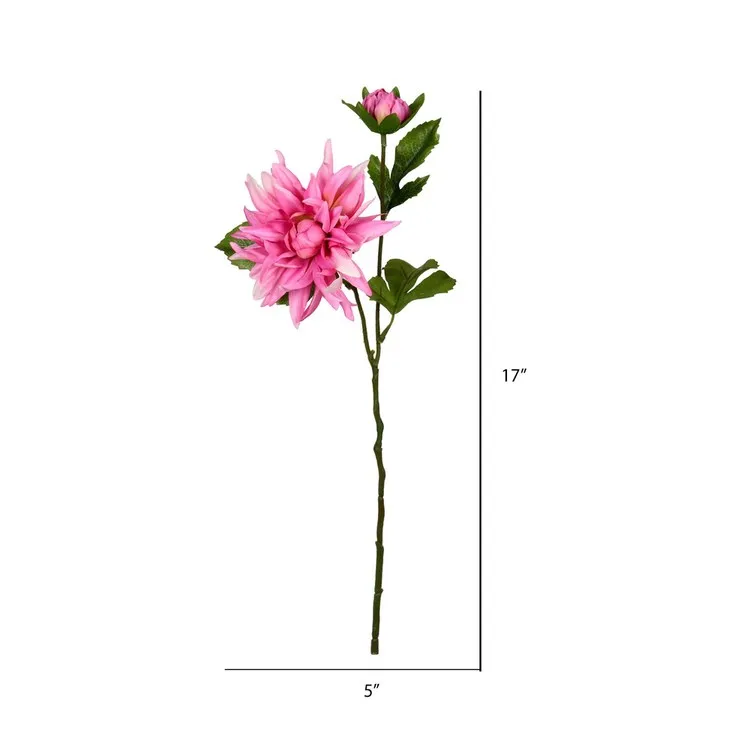 17" Artificial Purple Dahlia Sprays 6-Pack