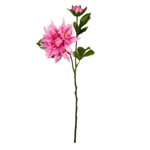 17" Artificial Purple Dahlia Sprays 6-Pack