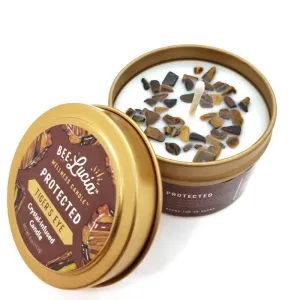 (20% Off) Candle 4oz - Tiger Eye (Protected) 4oz Travel Tin by Bee Lucia