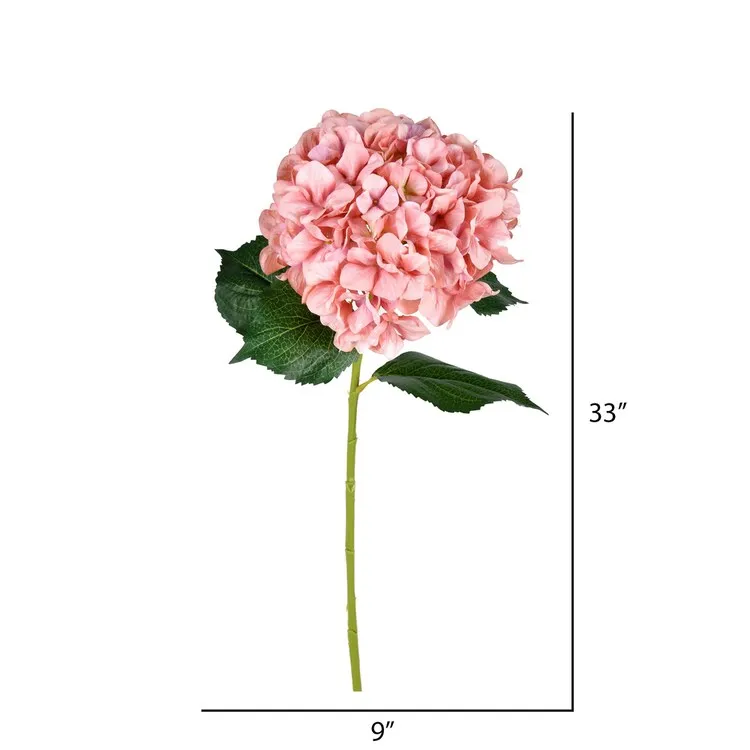 33" Pink Hydrangea Sprays 2-Pack