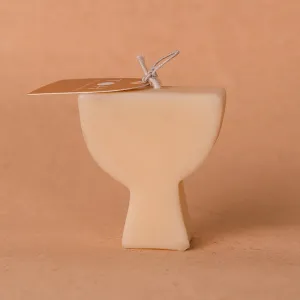Abstract Shape Pillar Candle | Multiple Fragrances | Single | 7.6 cm / 3 inches