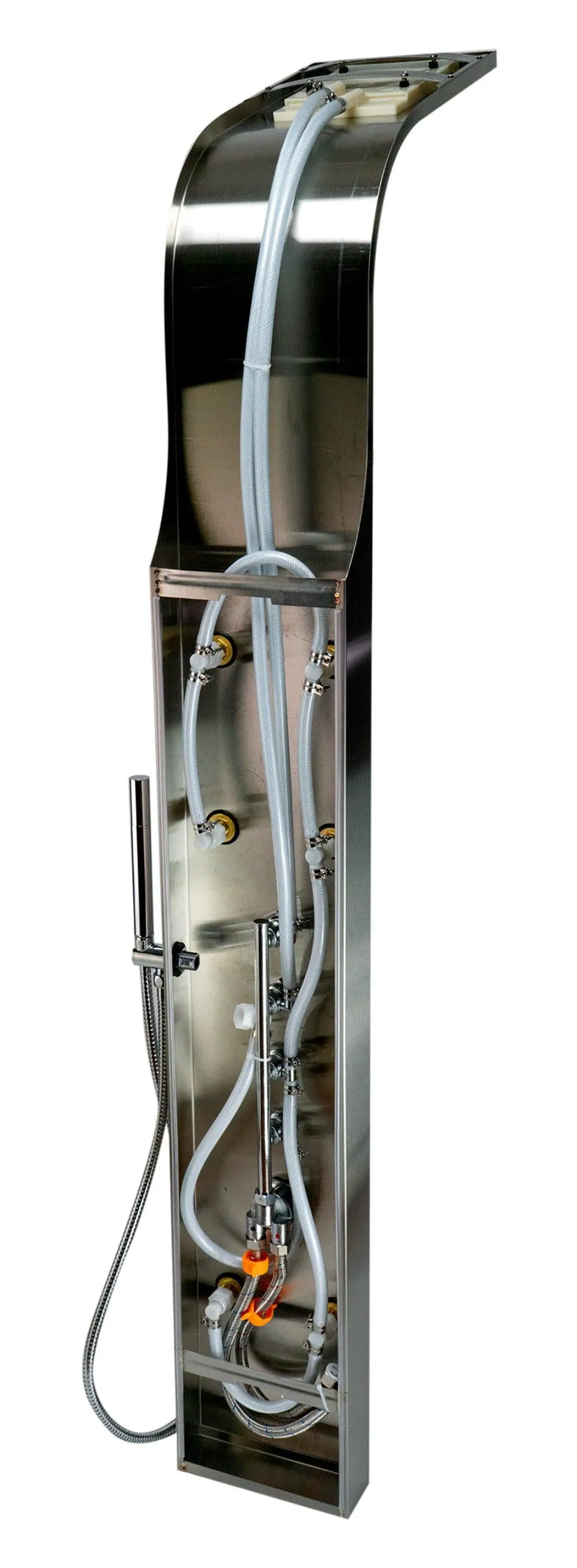 ALFI Brand ABSP40 Modern Stainless Steel Shower Panel with 6 Body Sprays