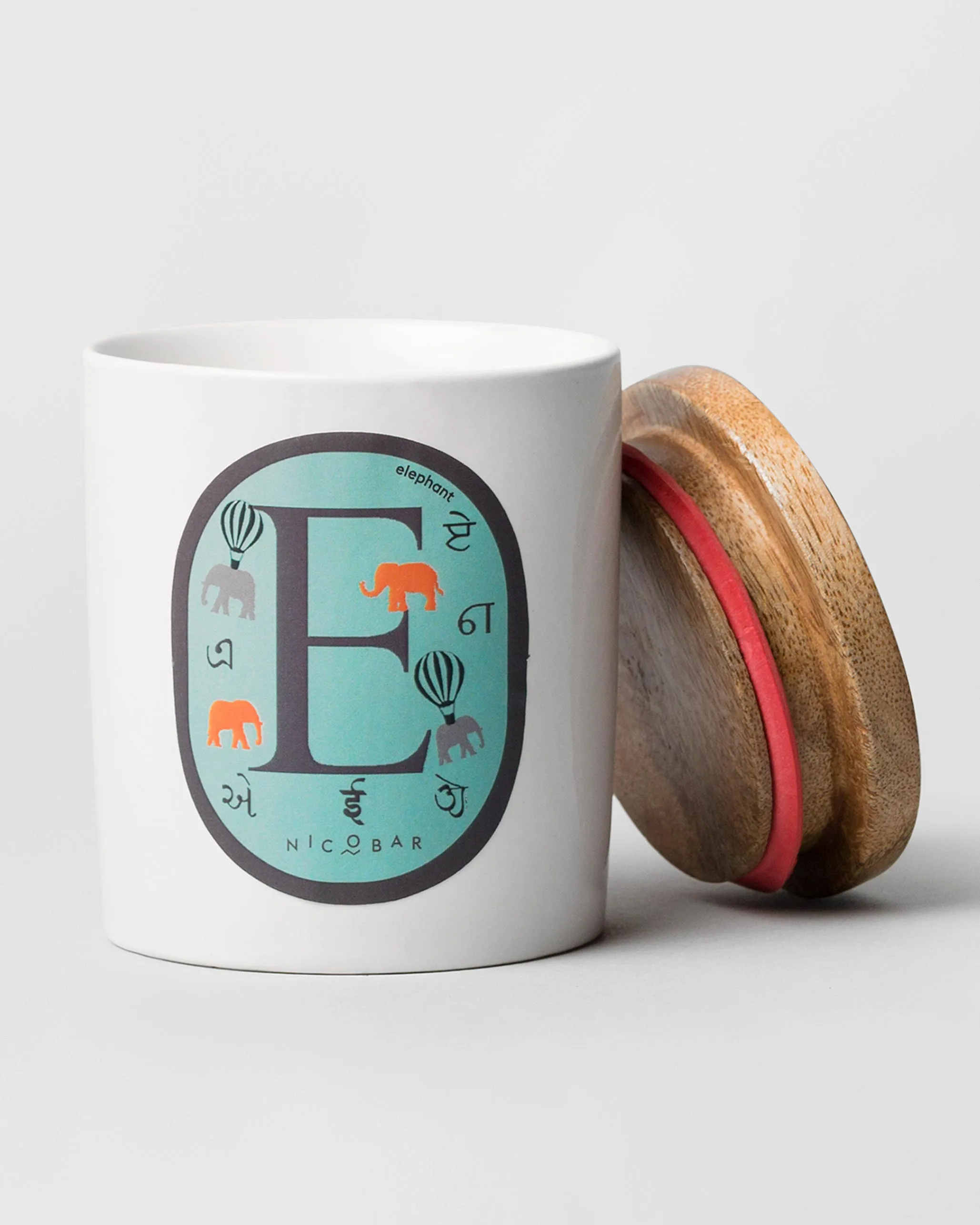 Alphabet E Candle