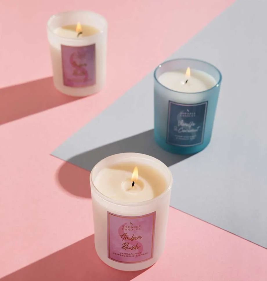 Amber Blush Jar Candle