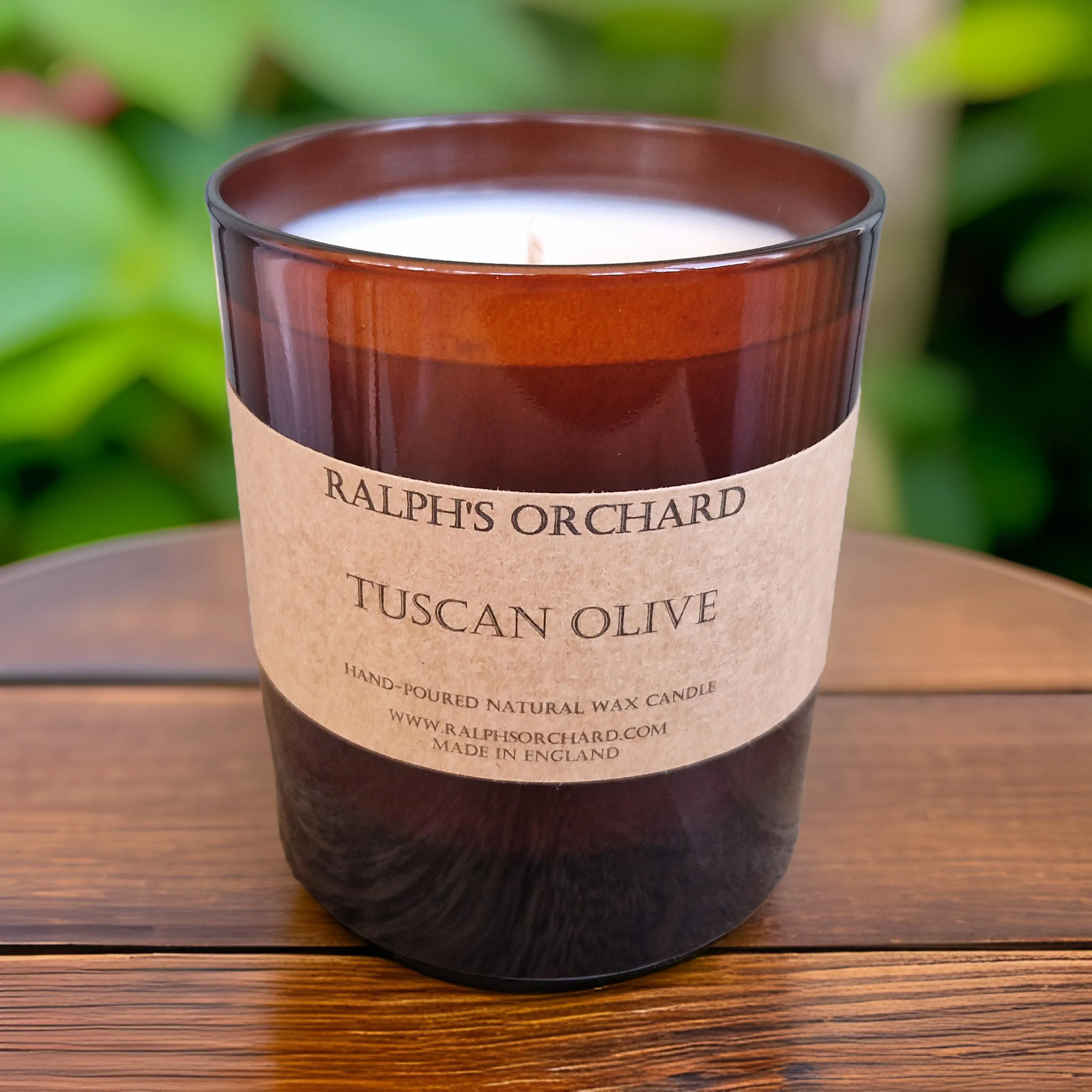 Amber Glass Candles