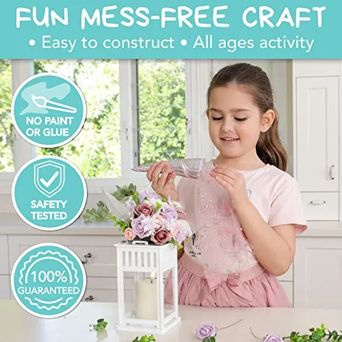 Amitié Lane DIY Fairy Lantern Craft Kit Unicorn Night Light Kids Birthday Gift