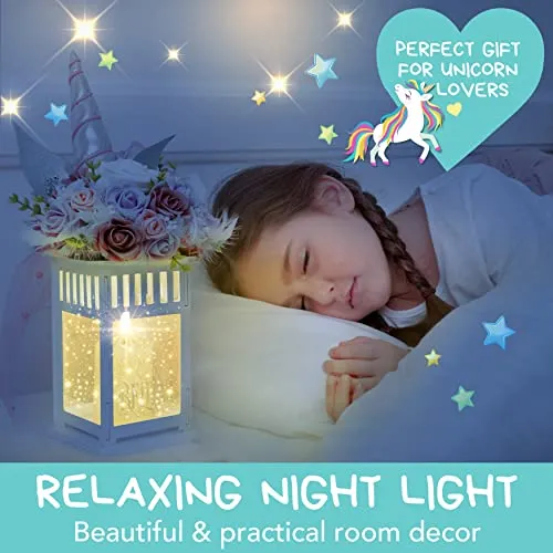 Amitié Lane DIY Fairy Lantern Craft Kit Unicorn Night Light Kids Birthday Gift