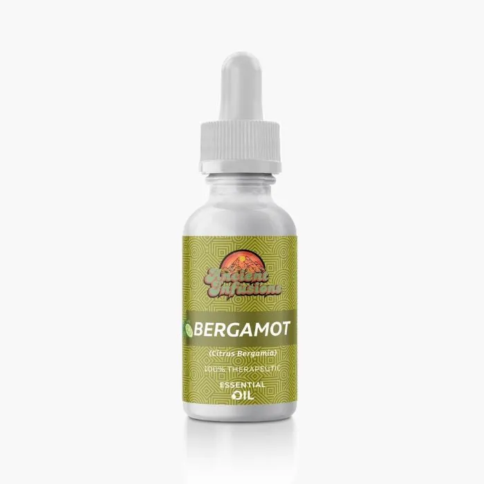 Ancient Infusions Bergamot Essential Oil - Pure Therapeutic Grade Aromatherapy for Upliftment and Harmony