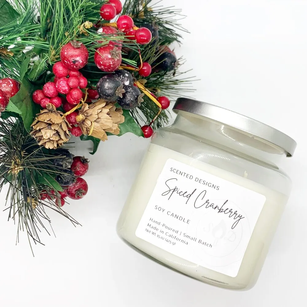 Apothecary Jar Soy Candle (8 Types)