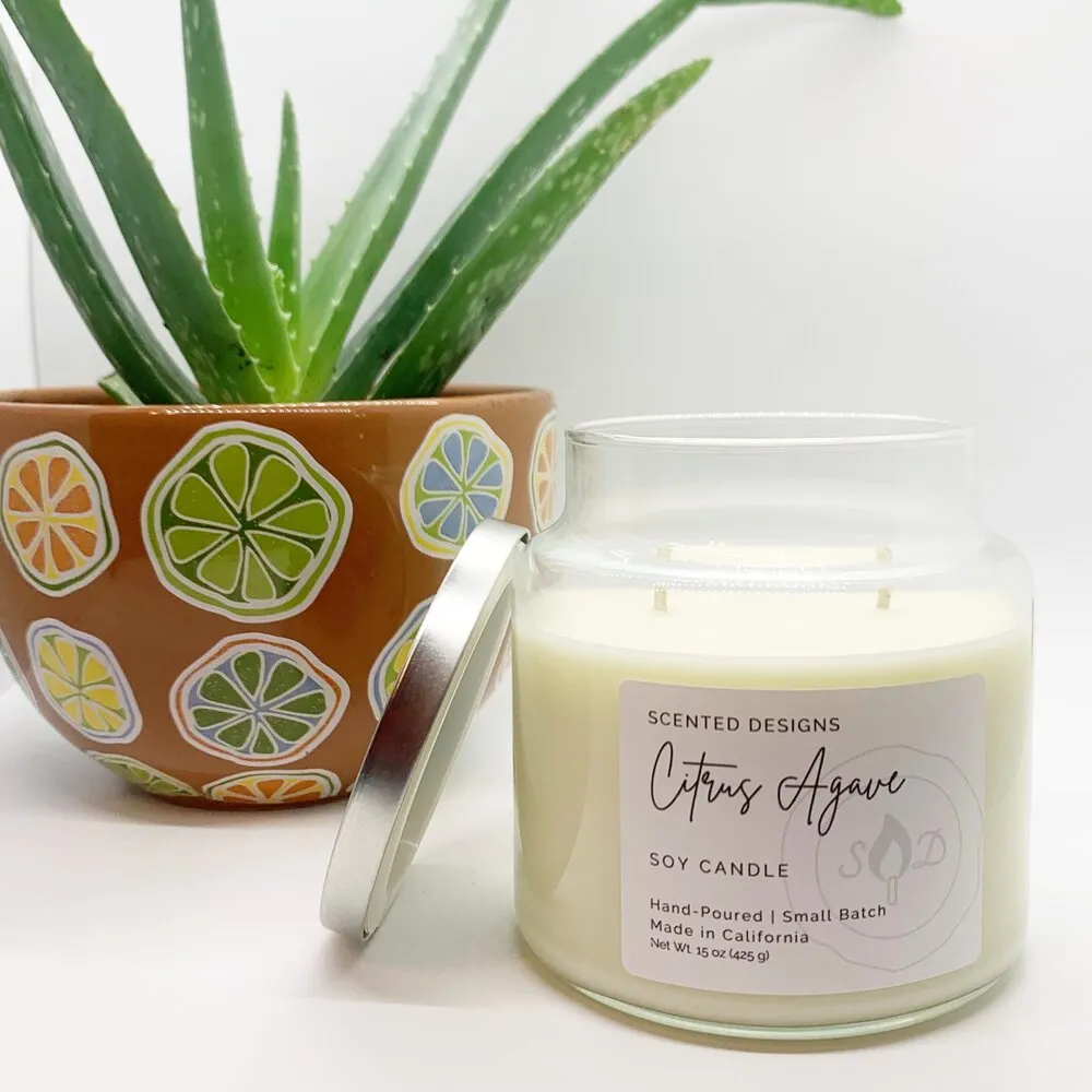 Apothecary Jar Soy Candle (8 Types)