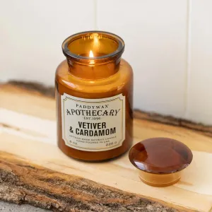 Apothecary Soy Wax Candle - Vetiver & Cardamom