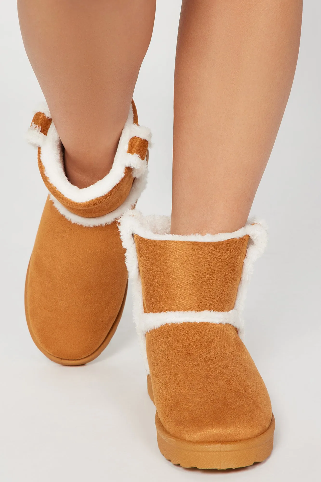 Autumn Leaves Booties - Camel