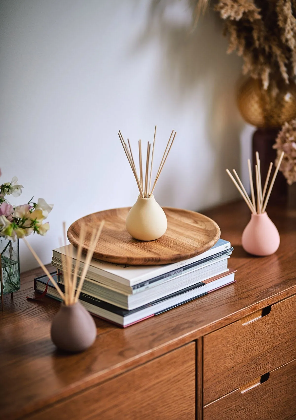Aztec Tuberose Reed Diffuser - Peach Almond Milk and Tuberose