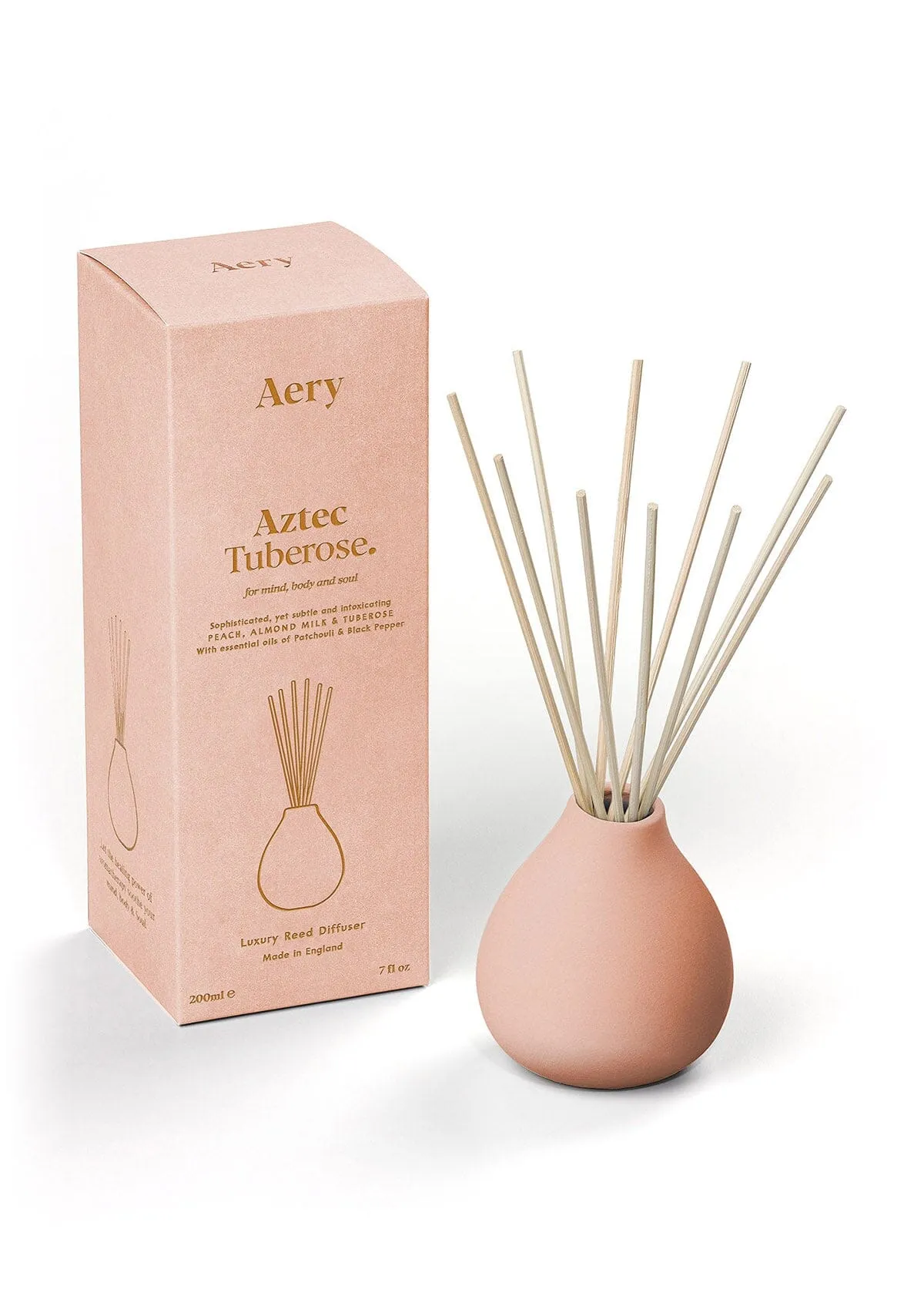 Aztec Tuberose Reed Diffuser - Peach Almond Milk and Tuberose
