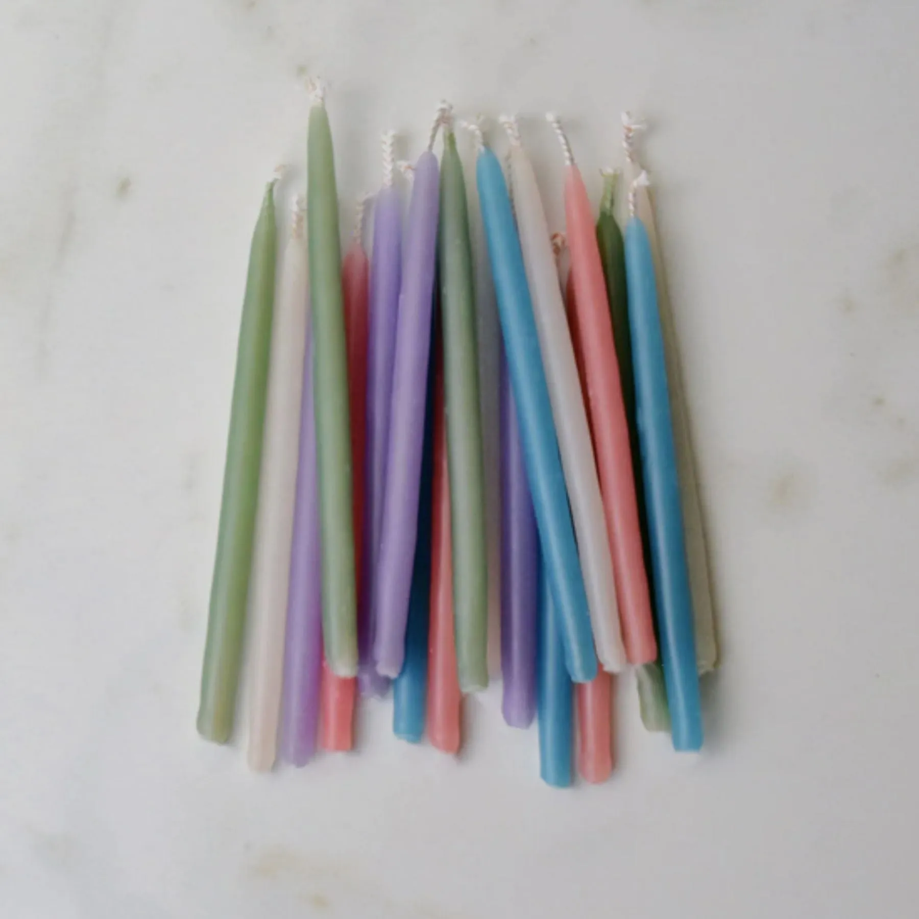 Beeswax Birthday Candles