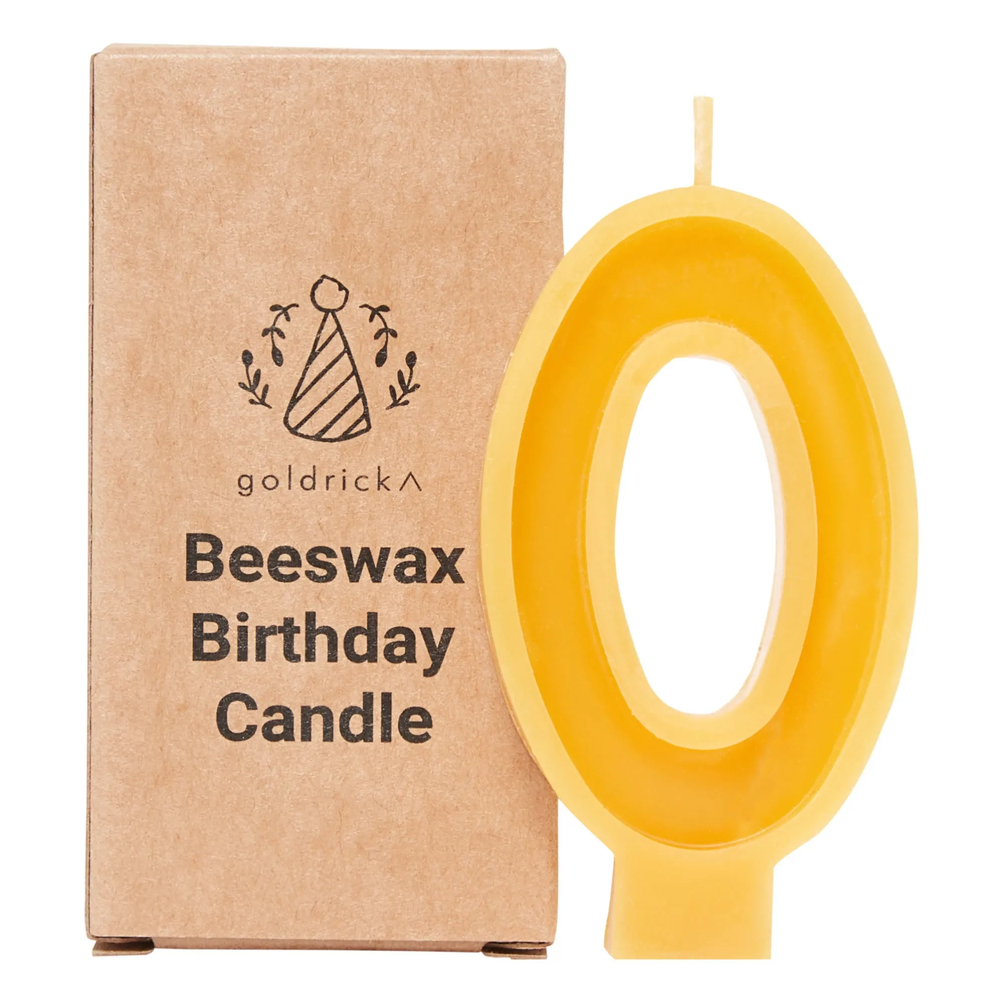 Beeswax Number Candles | Wholesale