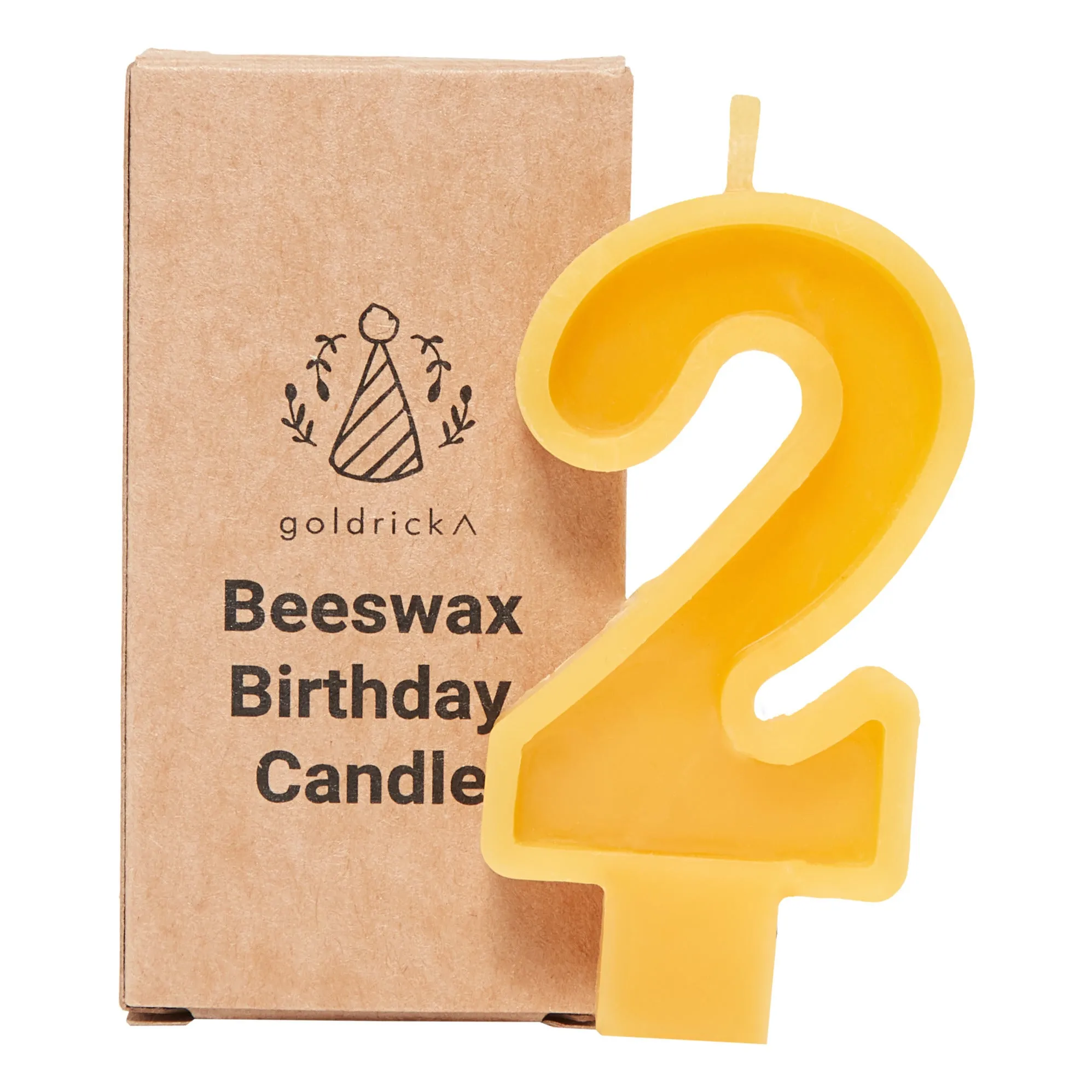 Beeswax Number Candles | Wholesale