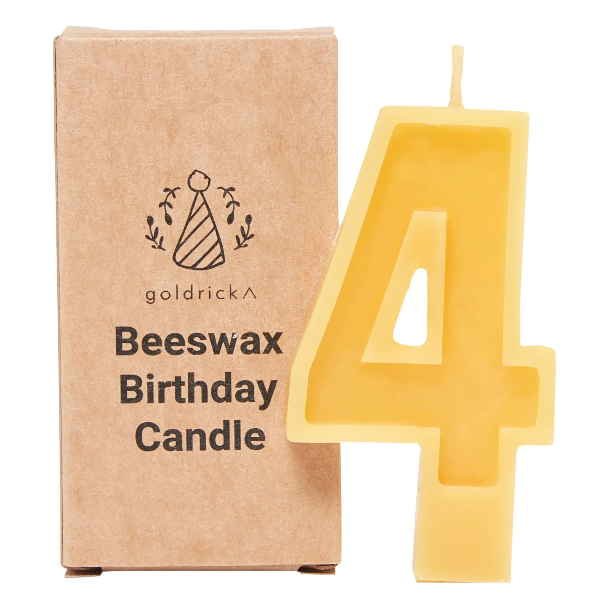 Beeswax Number Candles | Wholesale