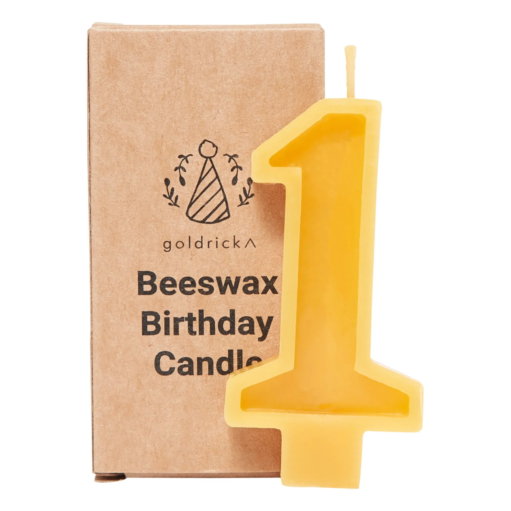 Beeswax Number Candles | Wholesale