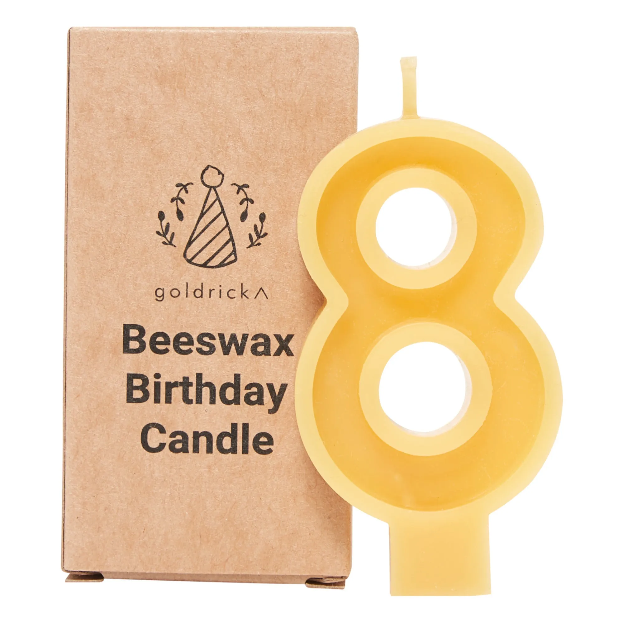 Beeswax Number Candles | Wholesale