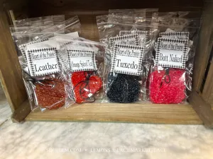 CANDLE/CAR FRESHENER - LEATHER