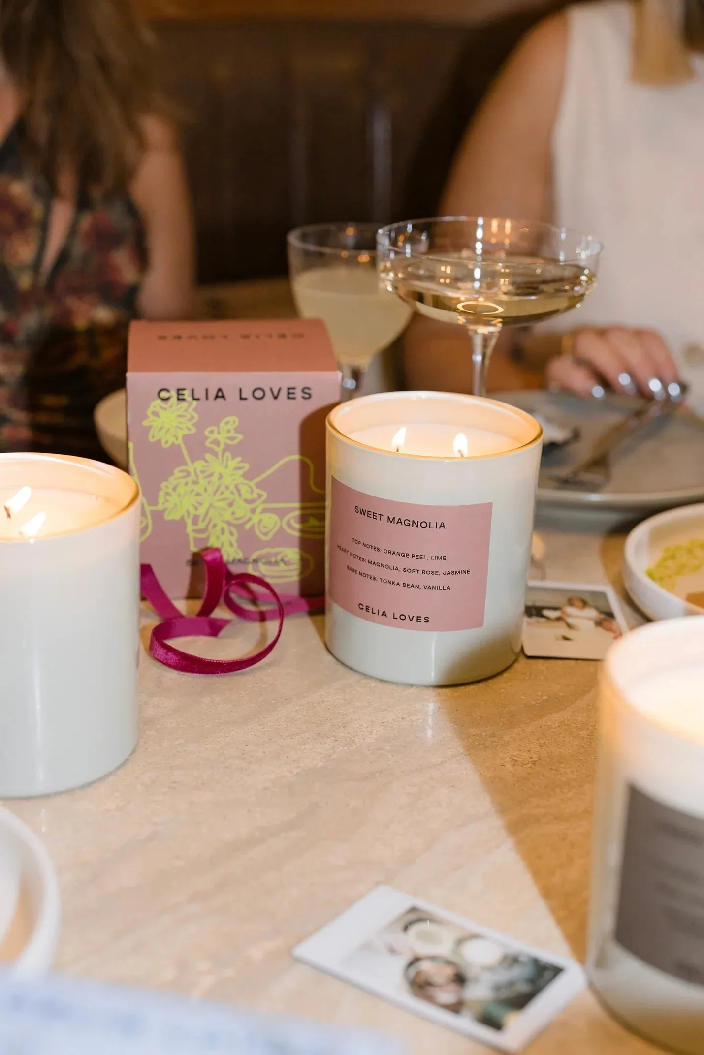 Celia Loves - Soiree 80hr Soy Candle (Sweet Magnolia)