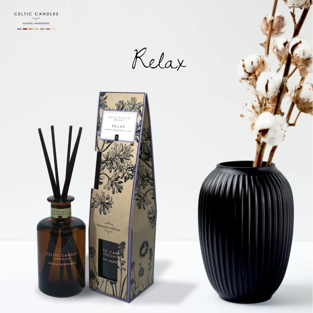 Celtic Candles Organic Range 200ml Diffuser Relax