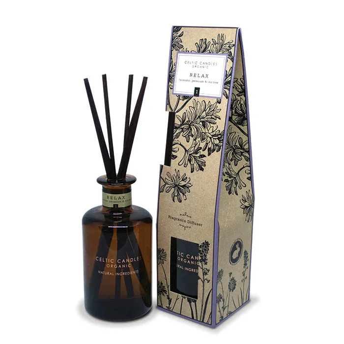 Celtic Candles Organic Range 200ml Diffuser Relax