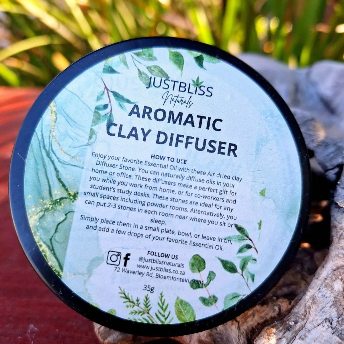 CLAY DIFFUSER STONE (in tin)