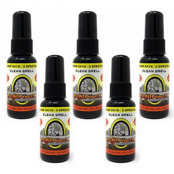 Clean Smell Spray Air Freshener Bundle (5 Pack)