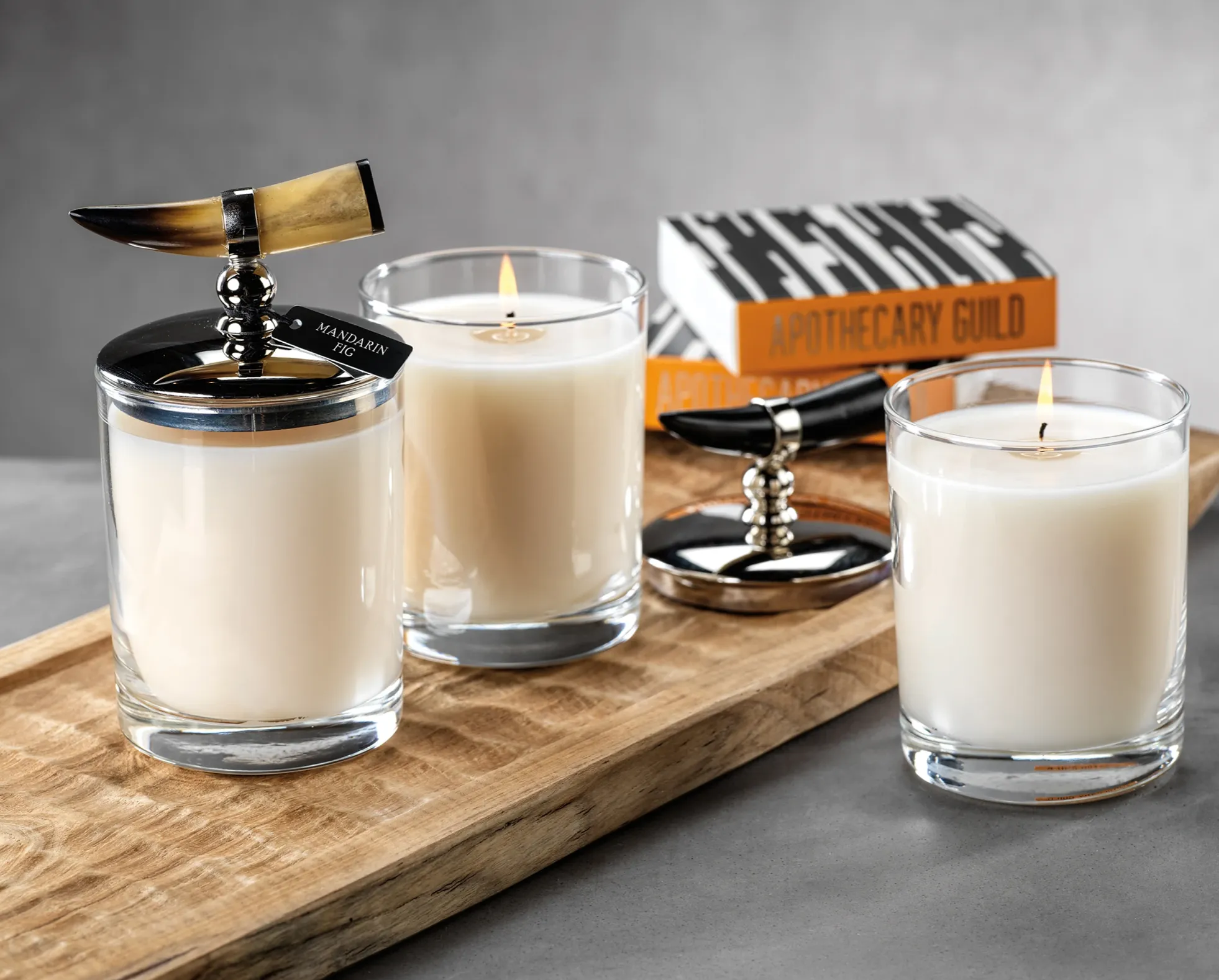 Cote d'Ivoire Scented Candle With Horn Lid