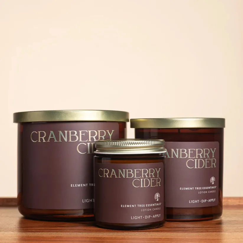 Cranberry Cider 4oz Lotion Candle