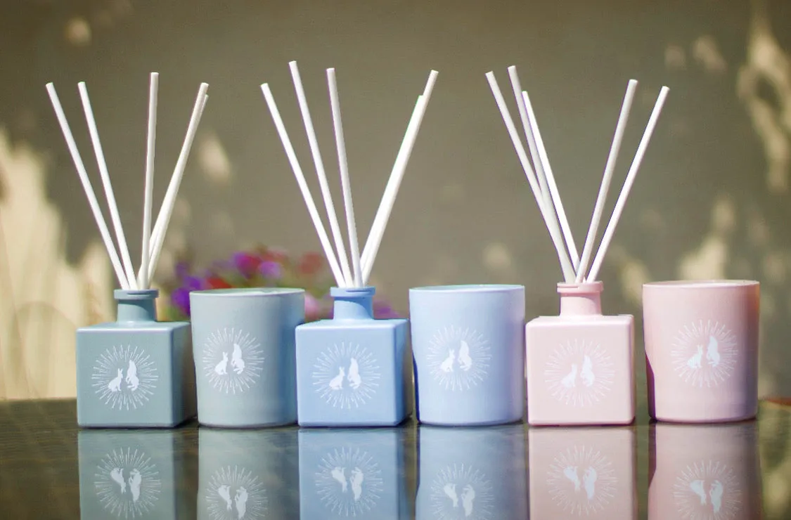Damask Rose Candle & Room Diffuser Gift Set