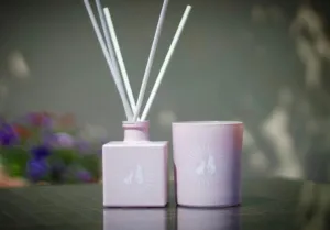 Damask Rose Candle & Room Diffuser Gift Set