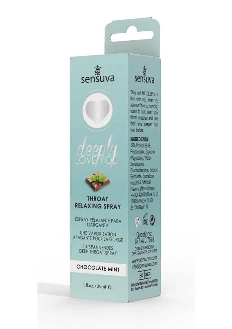 Deeply Love You Throat Relaxing Spray Chocolate Mint