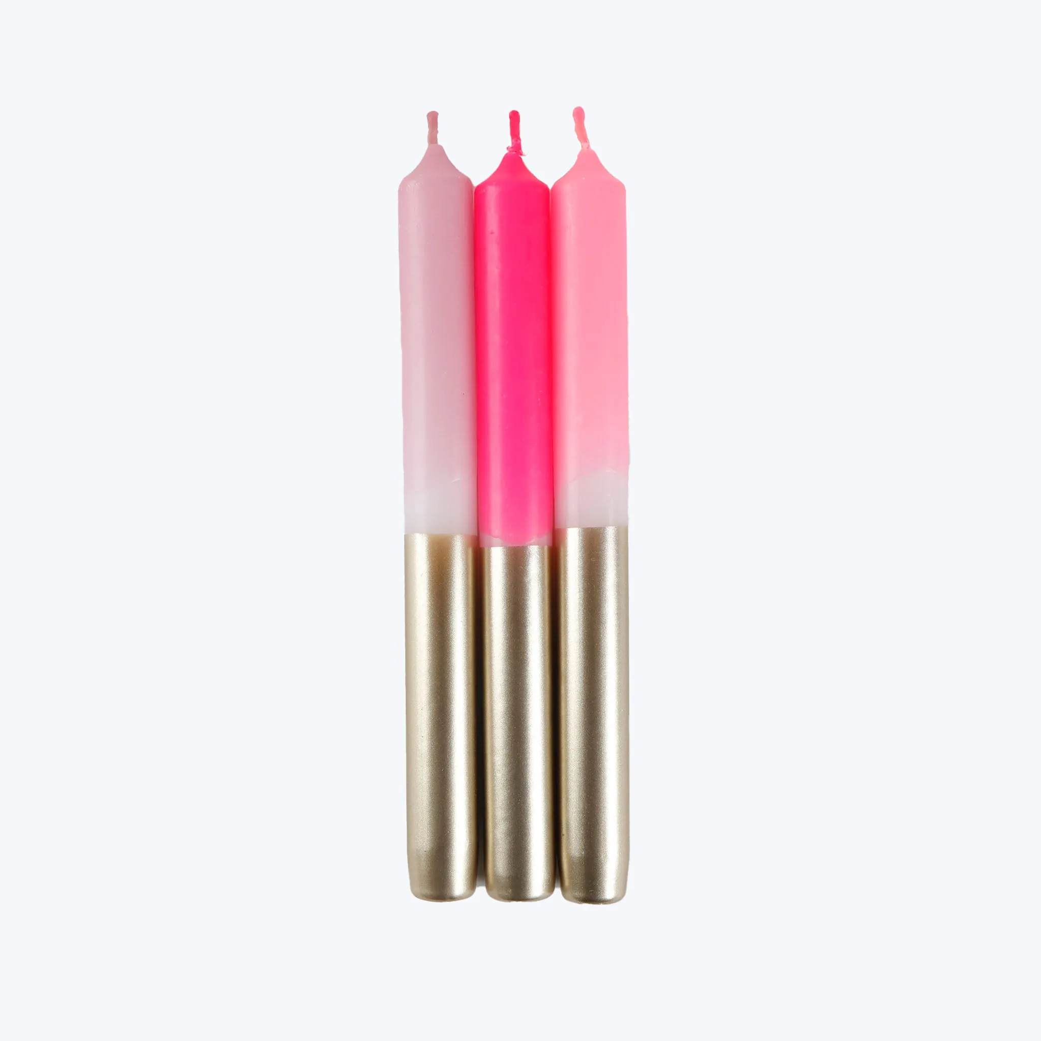 Dip Dye Bling-Bling Taper Candle Set, Artemis