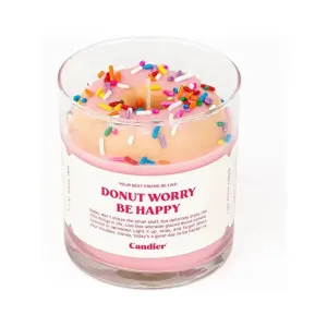 Donut Worry Candle