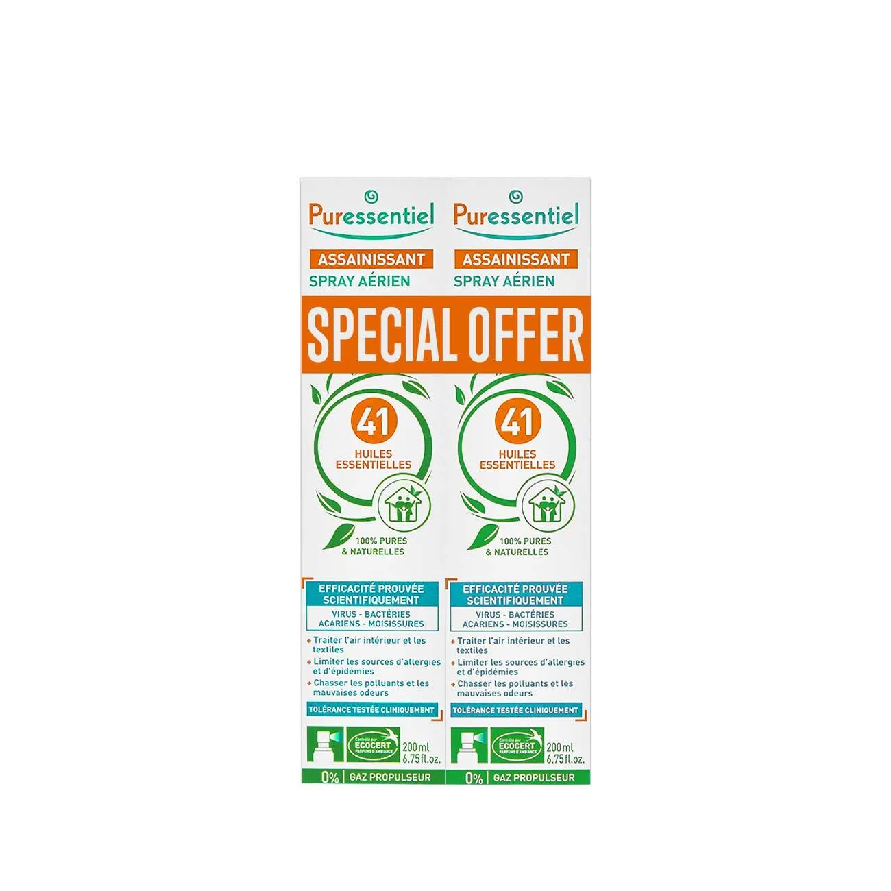 Duo Pack- Purifying 41 Essential Oils Air Spray