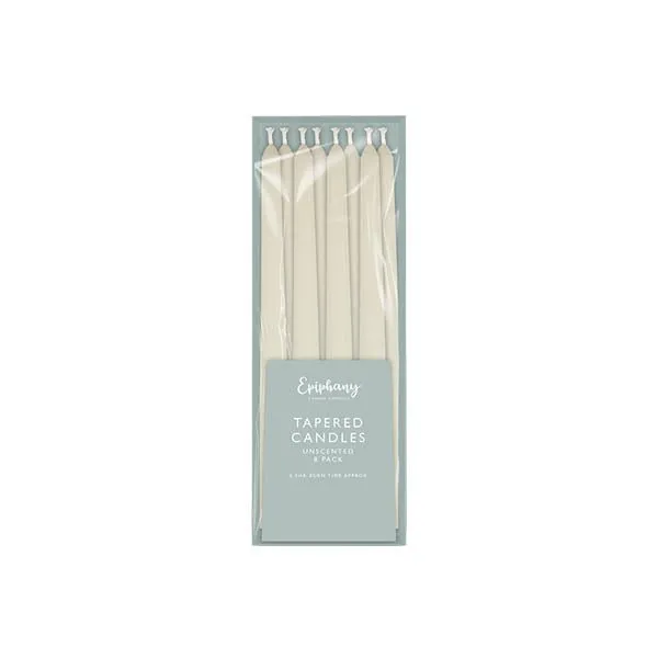 Epiphany Unscented Tapered Dinner Candle
