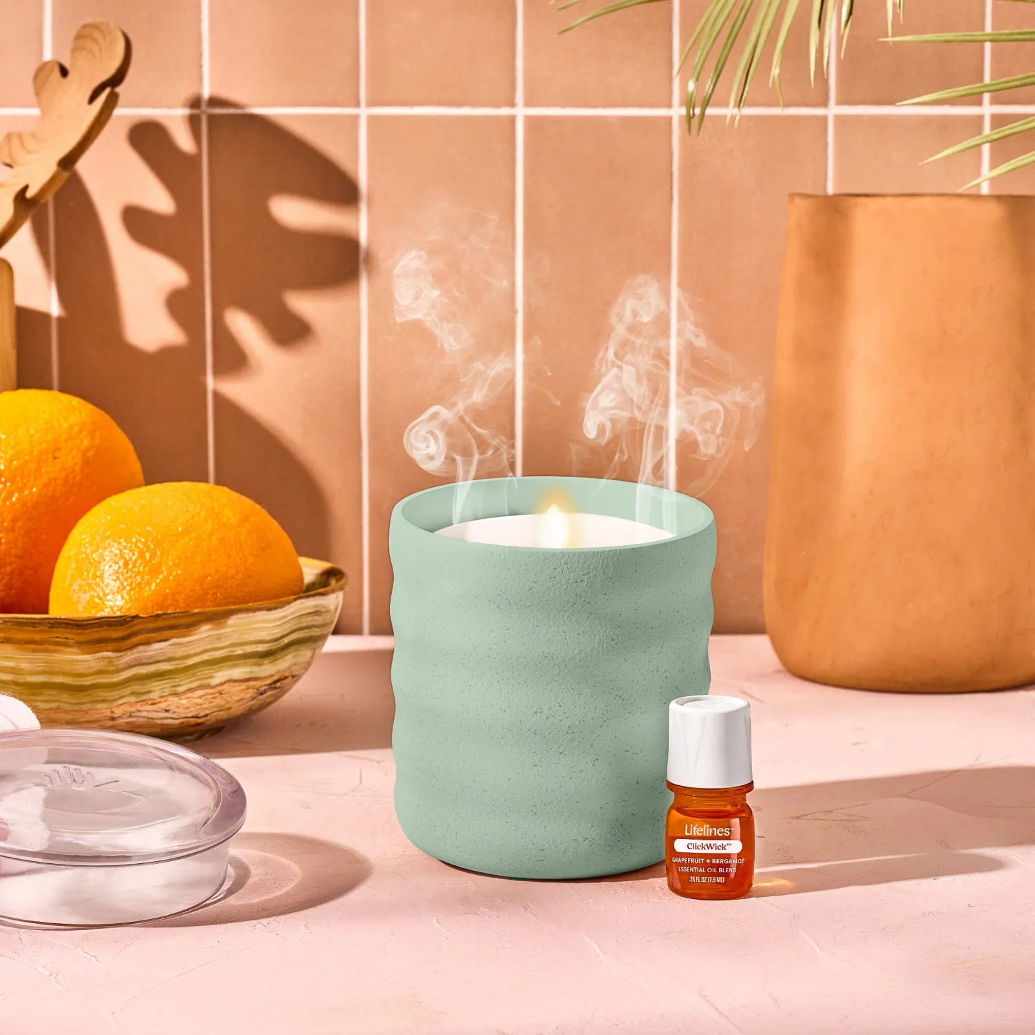 Flameless Bubble Candle Diffuser