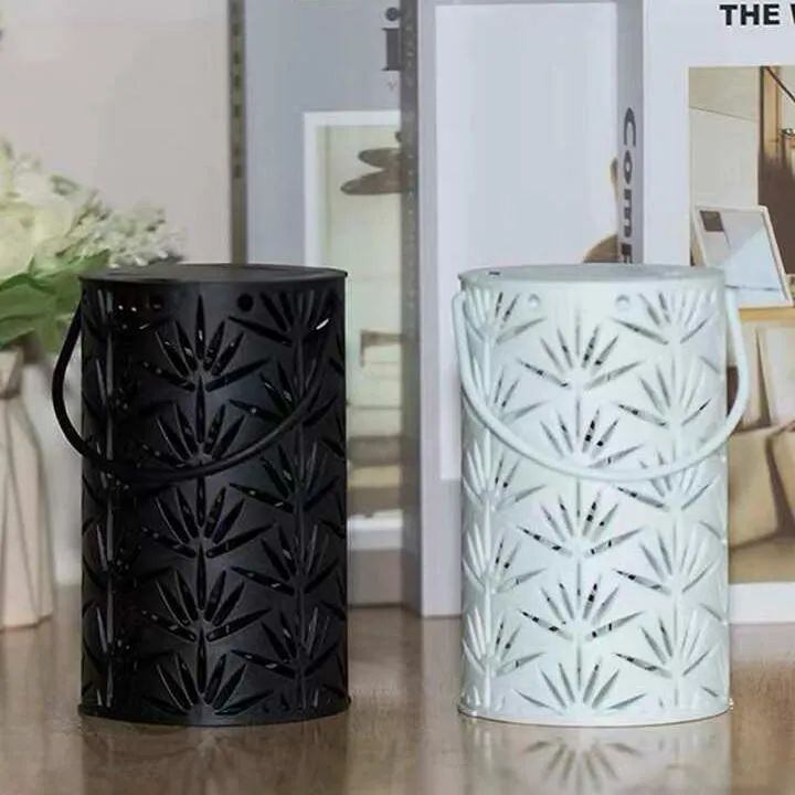 Floral Cut Work Lantern Shaped Led Candle Lights | Home Decor