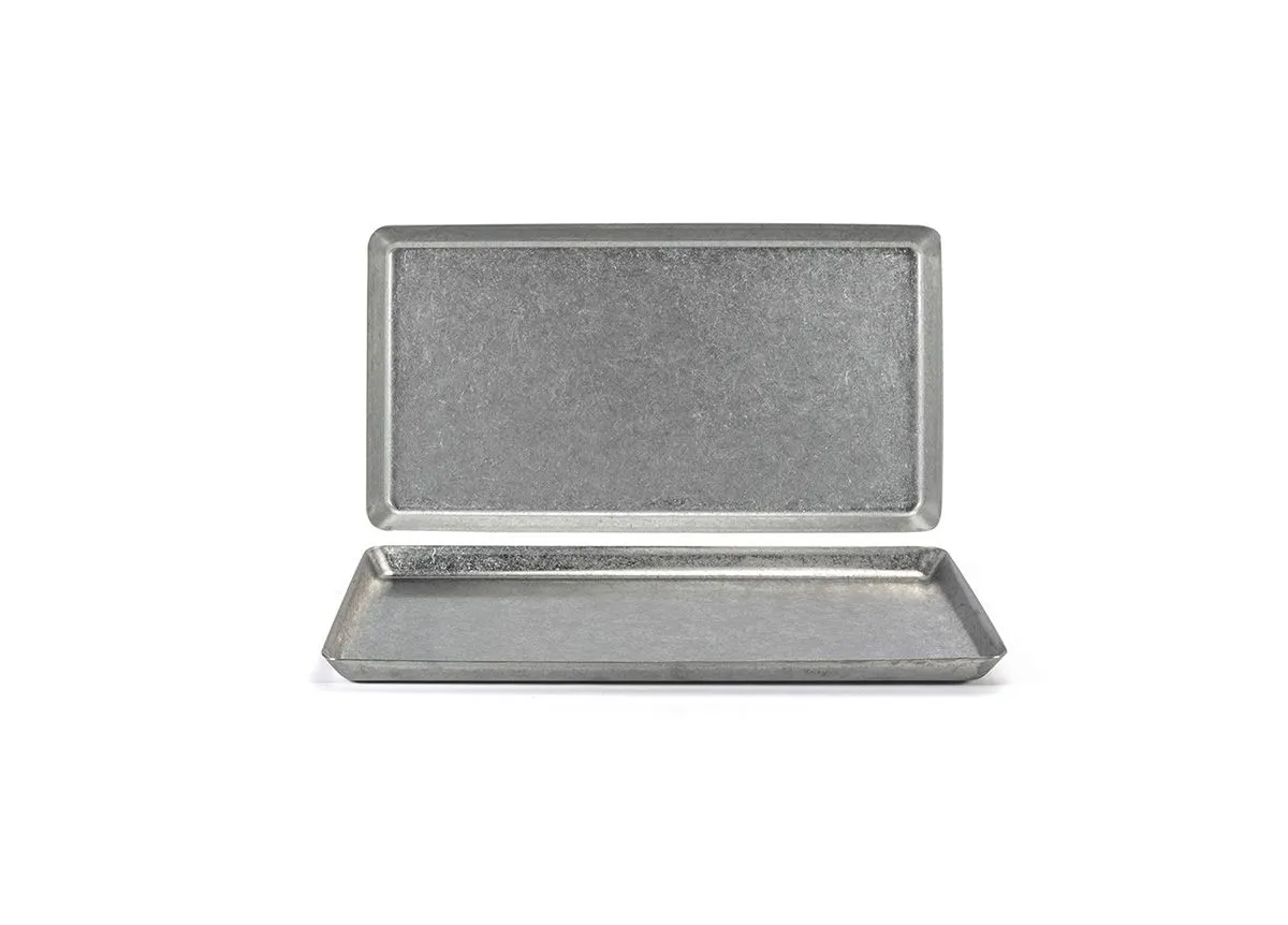 FOH Mod Stainless Steel Plate, Antique