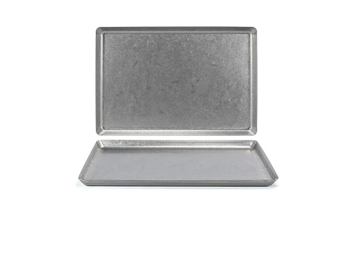 FOH Mod Stainless Steel Plate, Antique