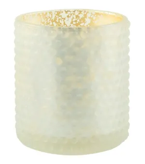 Frosted Glass Candle Holders, 6 ct