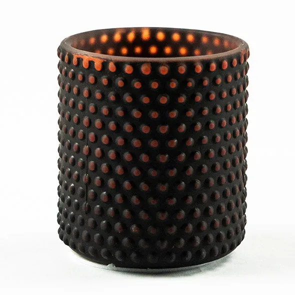 Frosted Glass Candle Holders, 6 ct