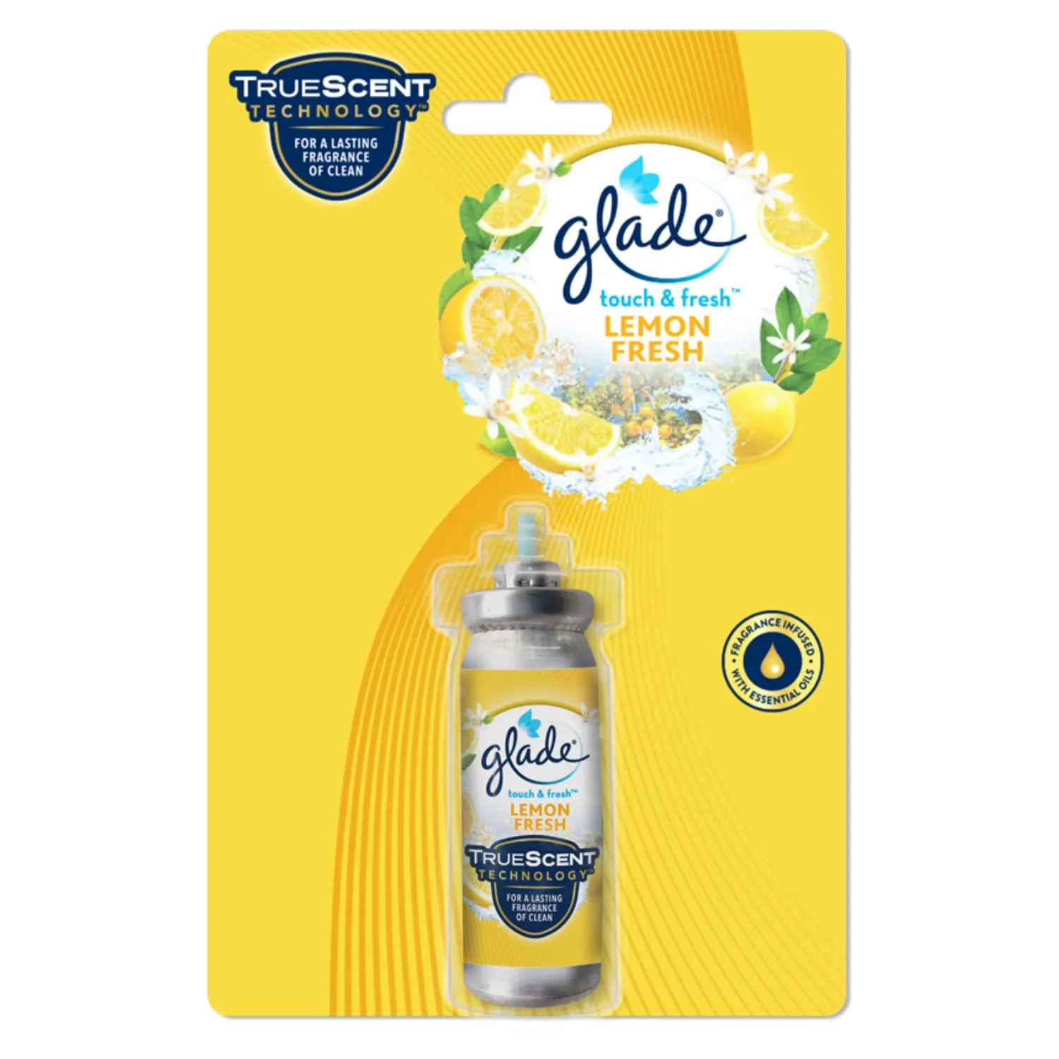 Glade Touch 'N' Fresh Lemon Aerosol Refill (12 Ml), Pack of 1