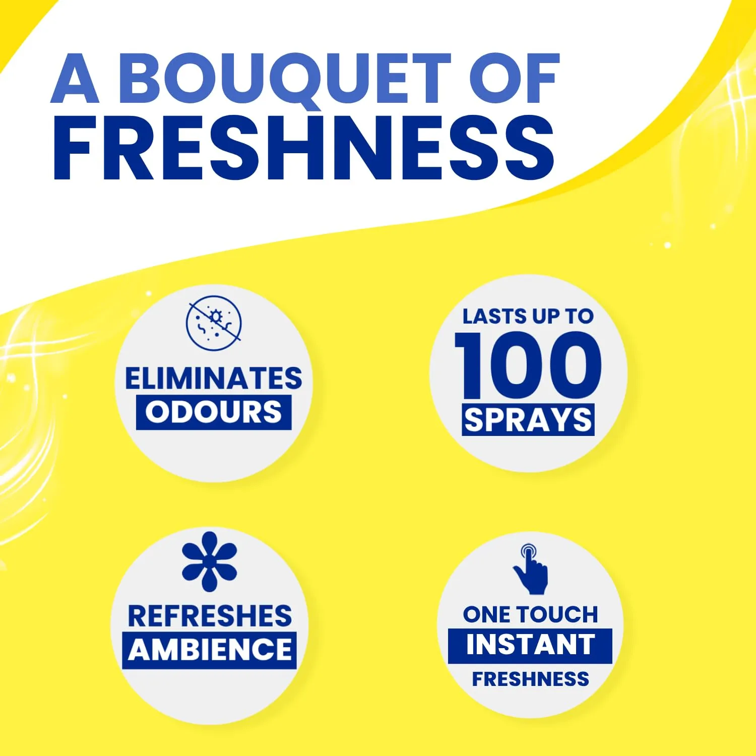 Glade Touch 'N' Fresh Lemon Aerosol Refill (12 Ml), Pack of 1