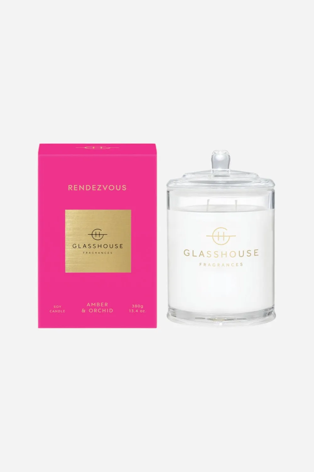Glasshouse Rendezvous Triple Scented Candle - 13.4 Oz
