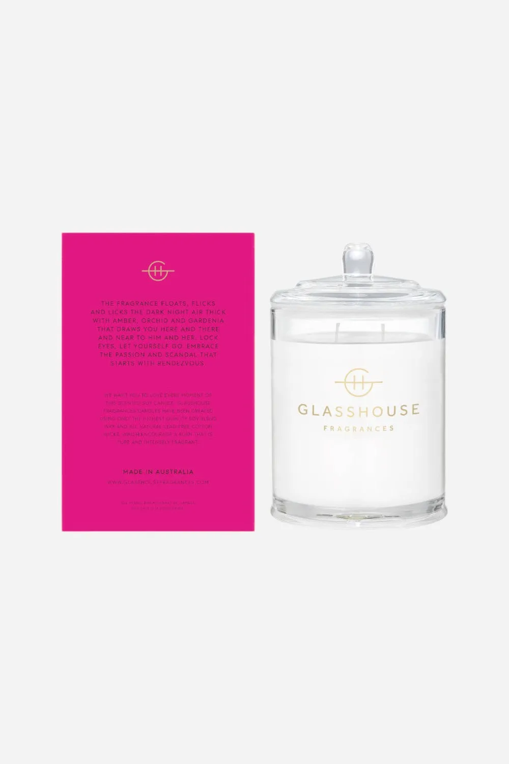 Glasshouse Rendezvous Triple Scented Candle - 13.4 Oz