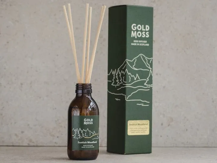 Gold Moss Scottish Woodland Reed Diffuser